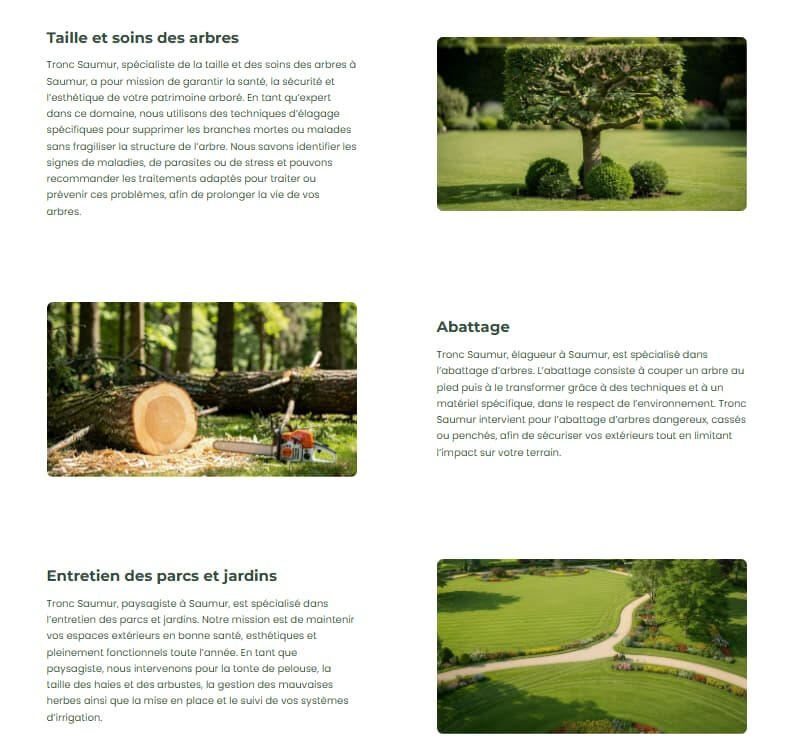 Services élagage